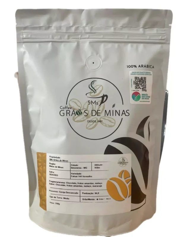 Café Especial - Sítio 5Ms - 84,0 pontos - 250g